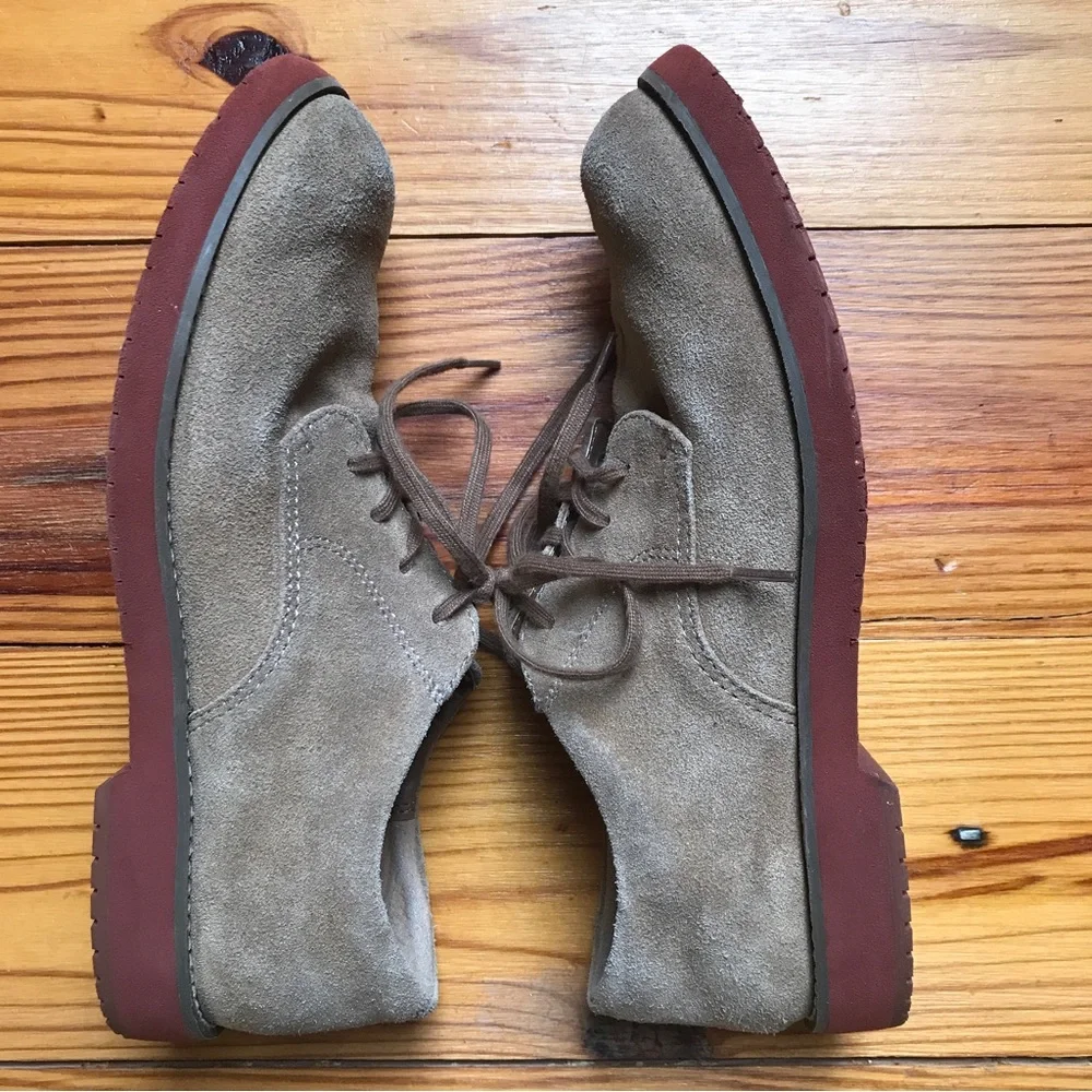 Sperry Tan Beige Suede Sneakers, EUC, 5.5 M 38 W - Picture 8 of 10